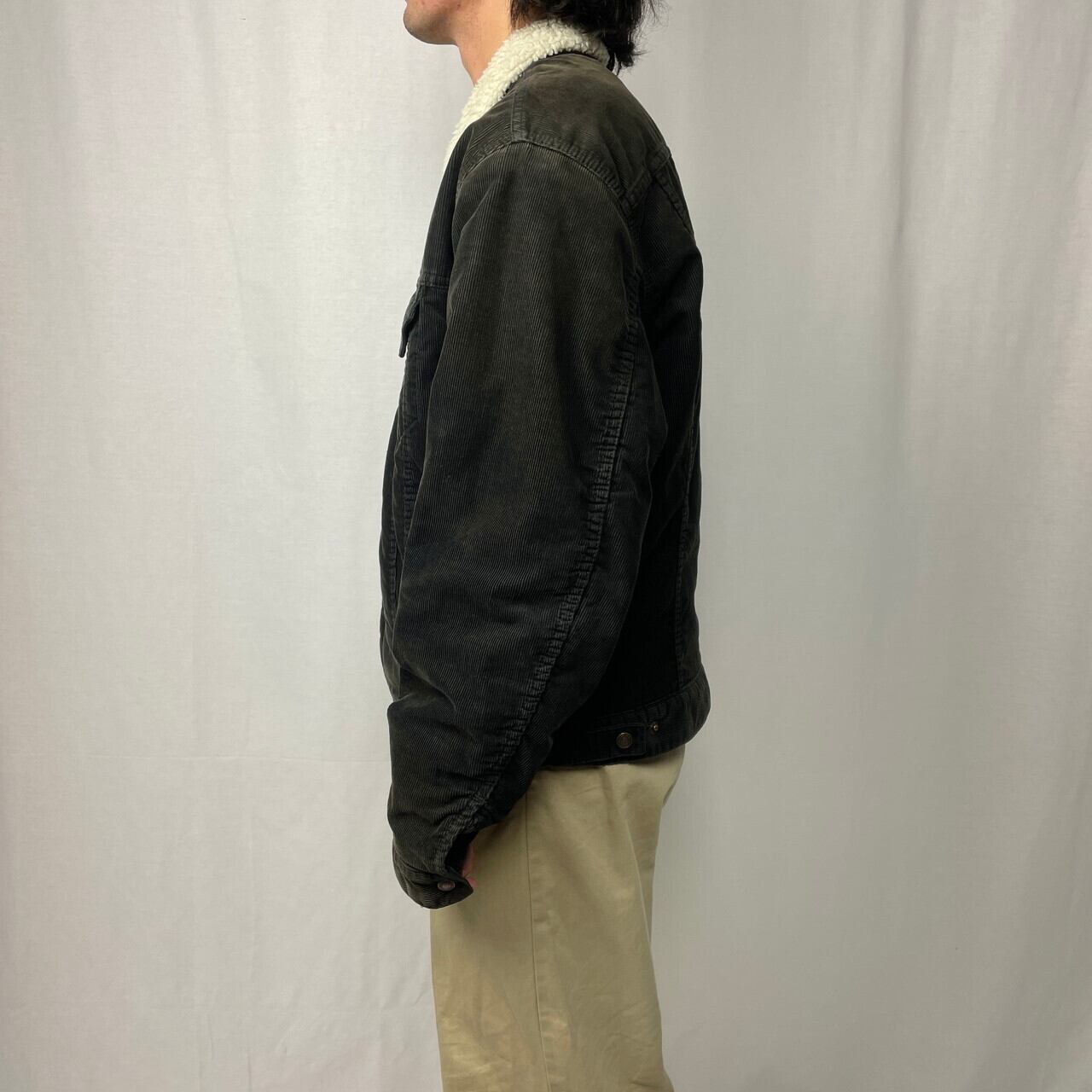 90年代 Levi's リーバイス コーデュロイボアジャケット 71500 メンズXL 古着 90s ユーロリーバイス ヴィンテージ VINTAGE  ブラック 黒色【デニムジャケット】/ブラック | cave 古着屋【公式】古着通販サイト