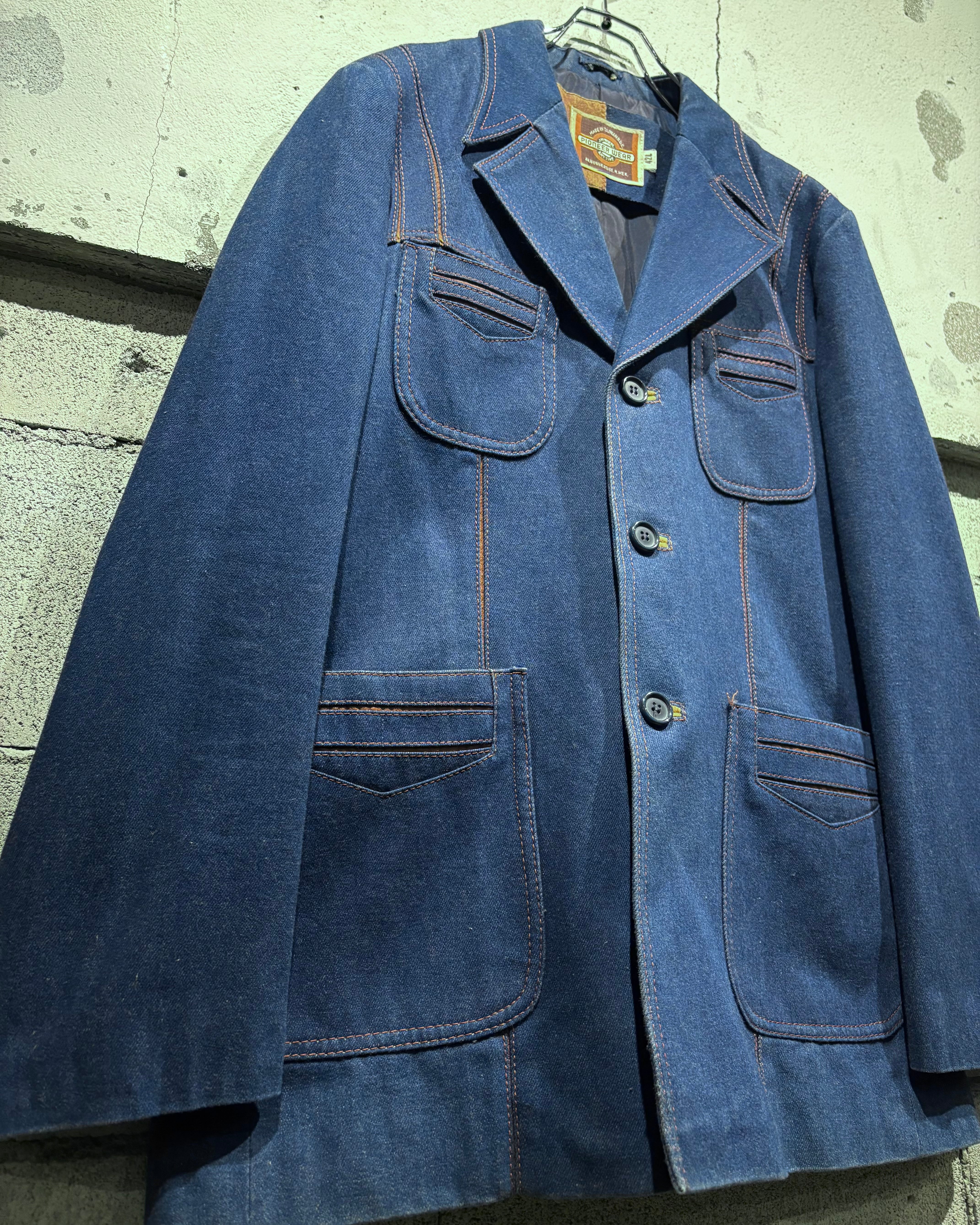 Caka otto】70's “PIONEER WEAR” Vintage Denim Setup | Caka(カカ