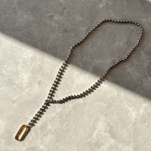 【Sea'ds Mara】Plain rectangular ball chain