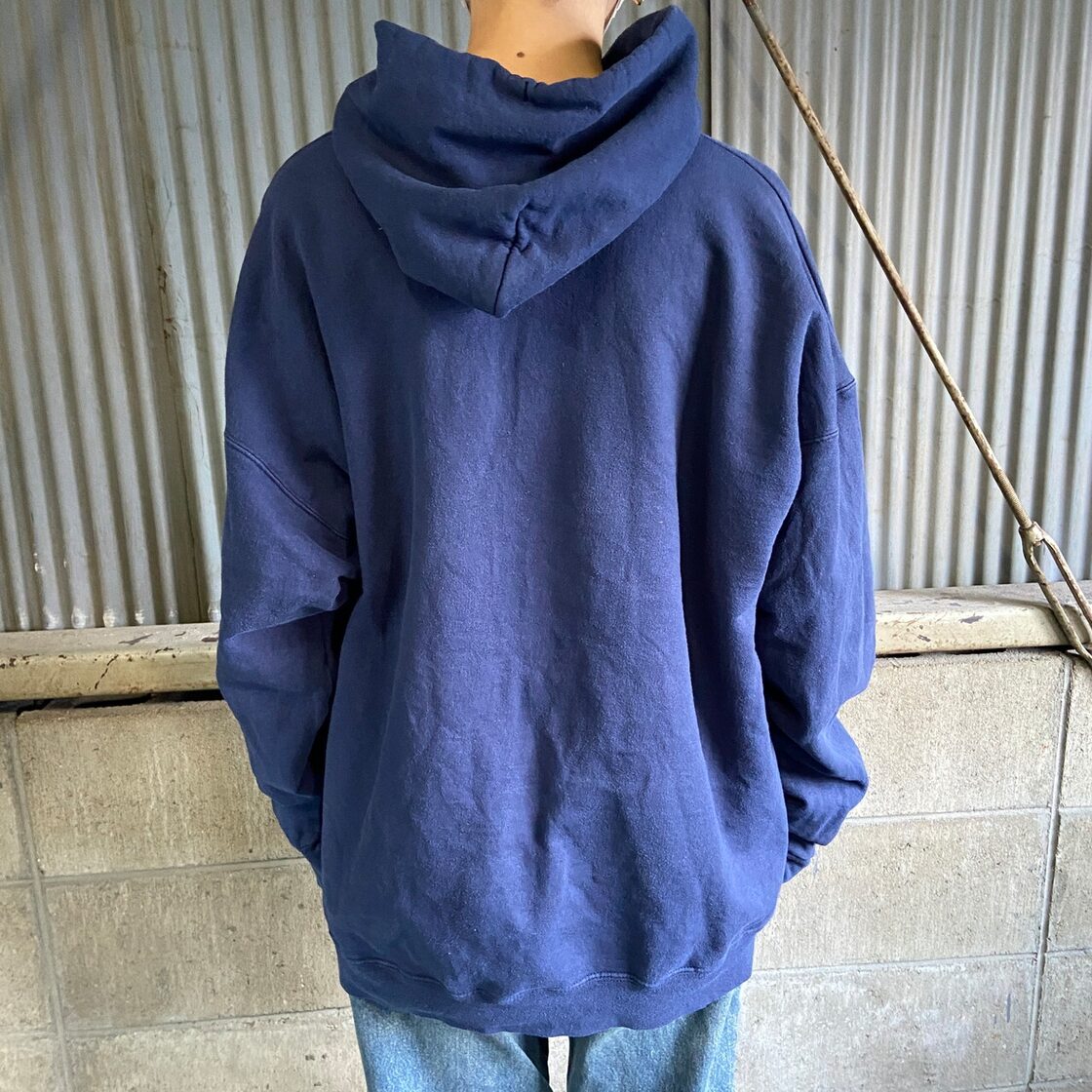 90年代 Hanes ヘインズ プリント スウェットパーカー メンズL相当 古着 