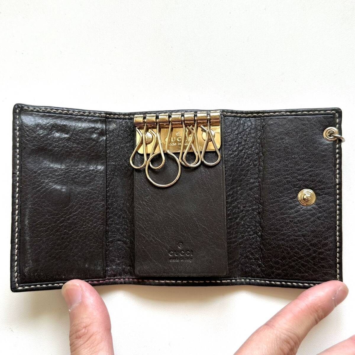 グッチ GUCCI キーケース グッチシマ 美品 | 万福財布