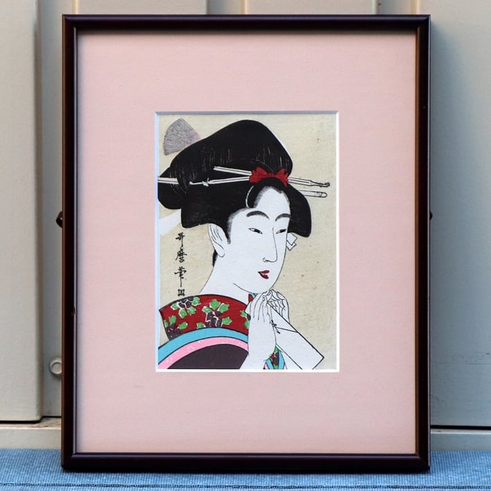 浮世絵・菊川英山・天乃川・美人画・No.200201-27・梱包サイズ60