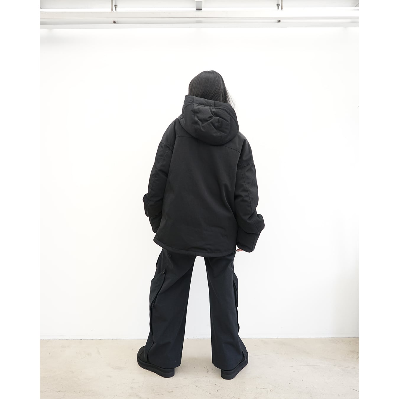 The Viridi-anne] (ザヴィリディアン) VI-3893-06 NYLON/WOOL TWILL