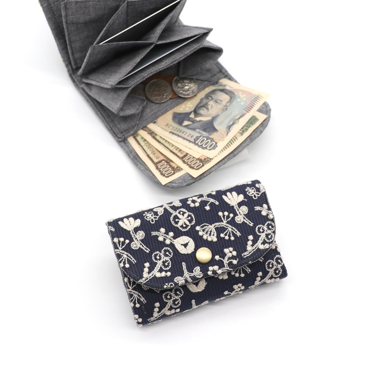 small wallet 小さな財布】 ギャルソン財布 ミナペル ホネン mina