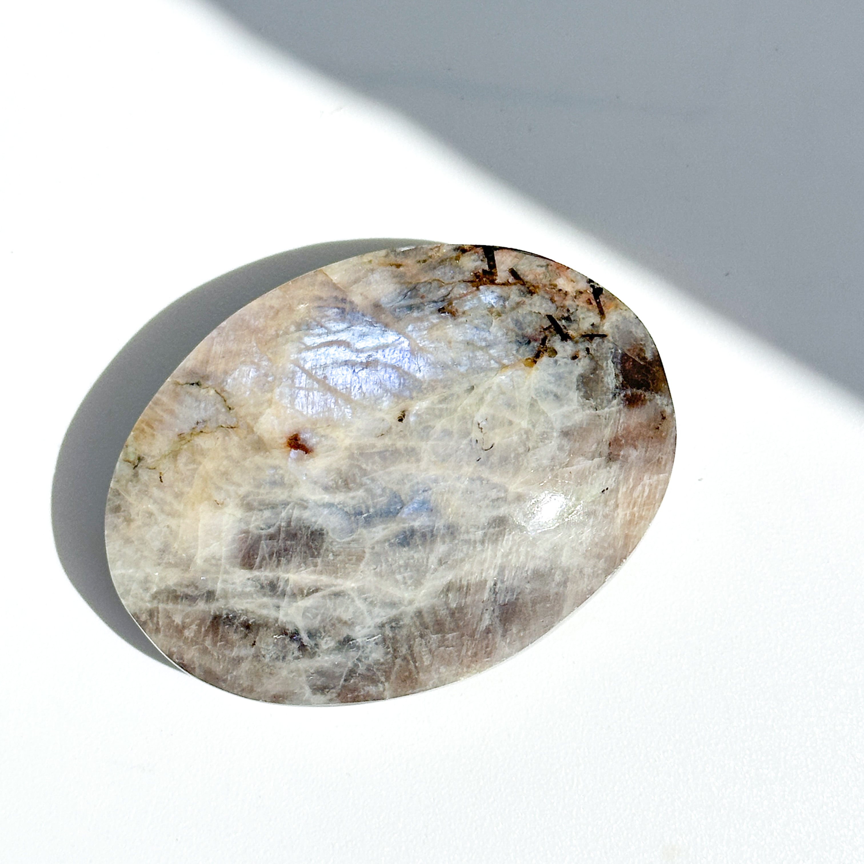 サン&ムーンストーン パームストーン42◇ Sun & Moon Stone ◇ 天然石・鉱物・パワーストーン・インテリア