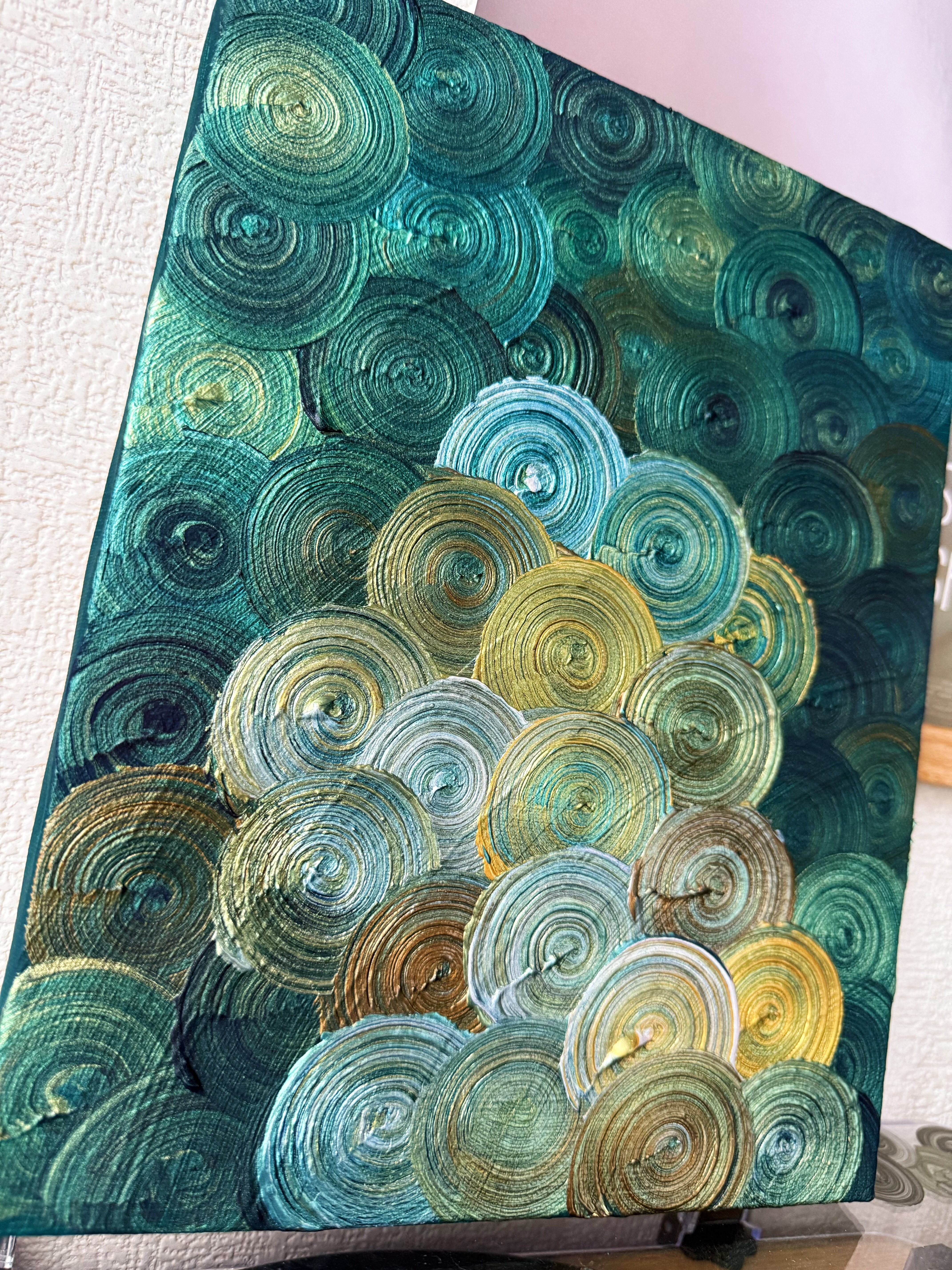 湖畔' (No.0228) | 渦を11年描いてる人