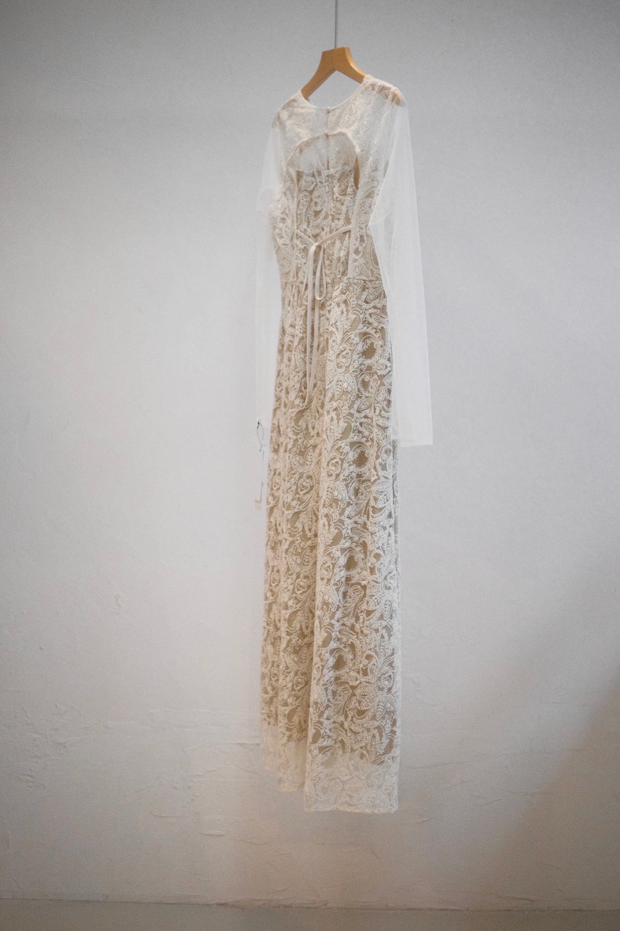 Leaf Embroidery Back Design Dress / YELLOW | kiddo.com