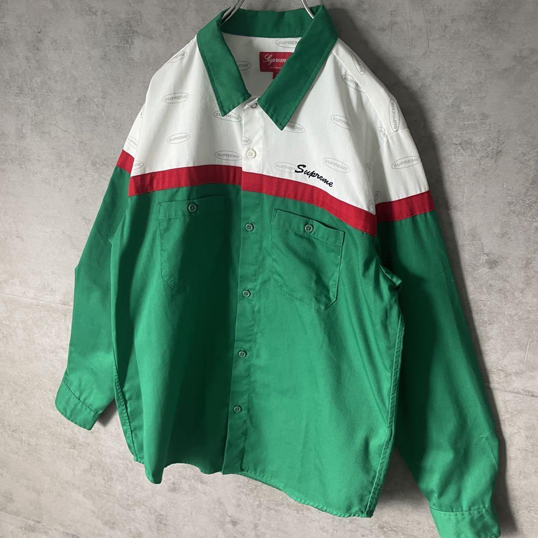 Supreme color blocked work shirt size L 配送B | 古着屋COBBLES(コーブレス） powered by  BASE