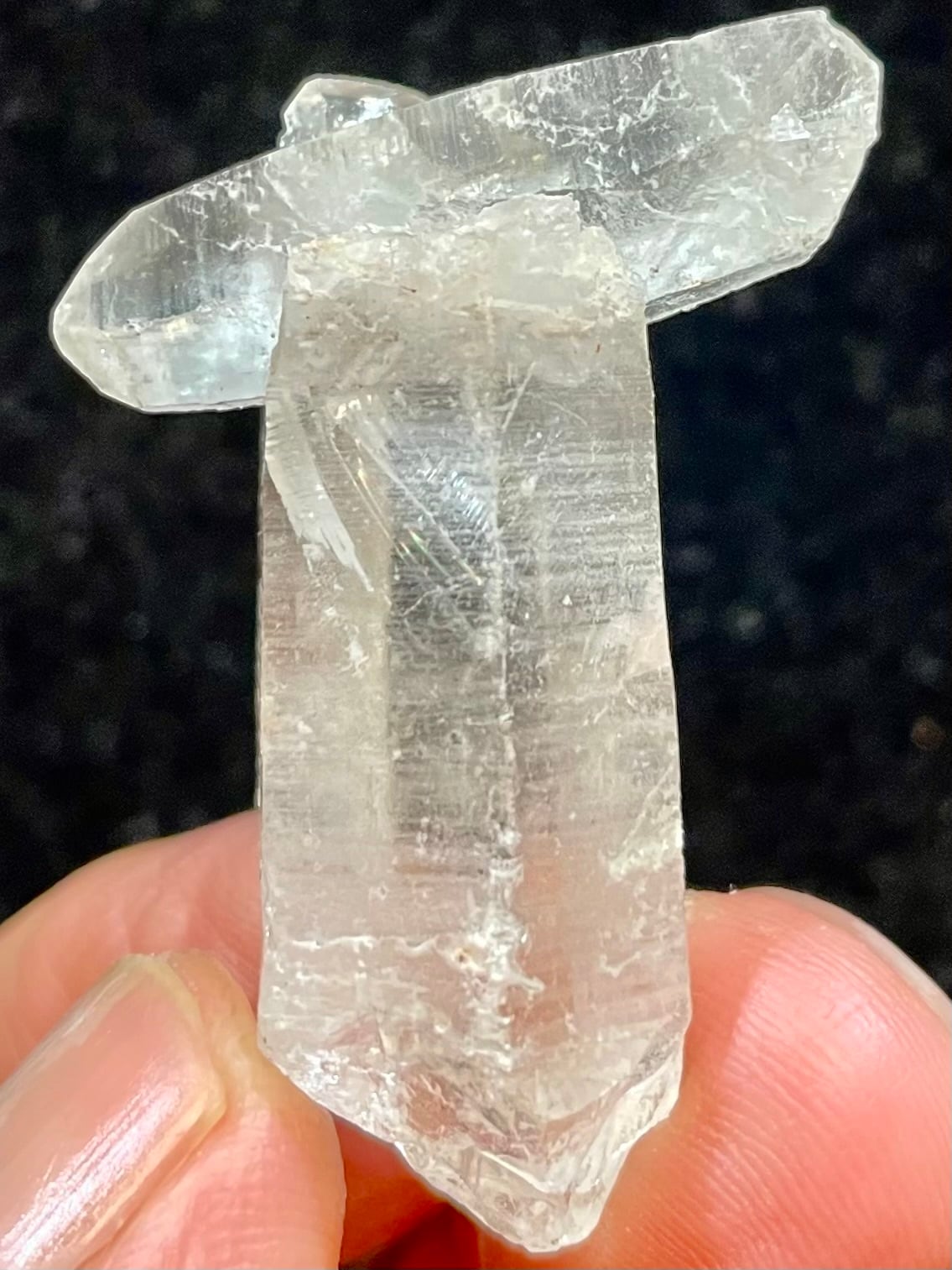 72) 新生「マニカラン・ヒマラヤ」クオーツ・クラスターDT