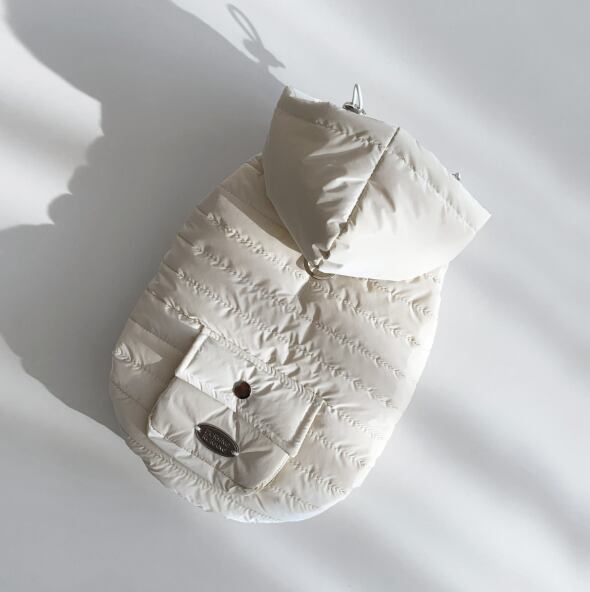 予約【DURANG RURANG】GLOW POCKET PADDING (Cream)