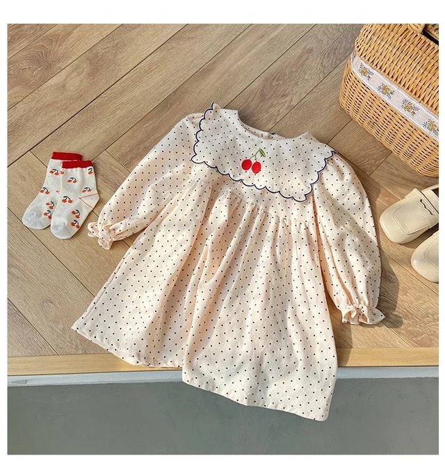 【取寄】ドットチェリーワンピース