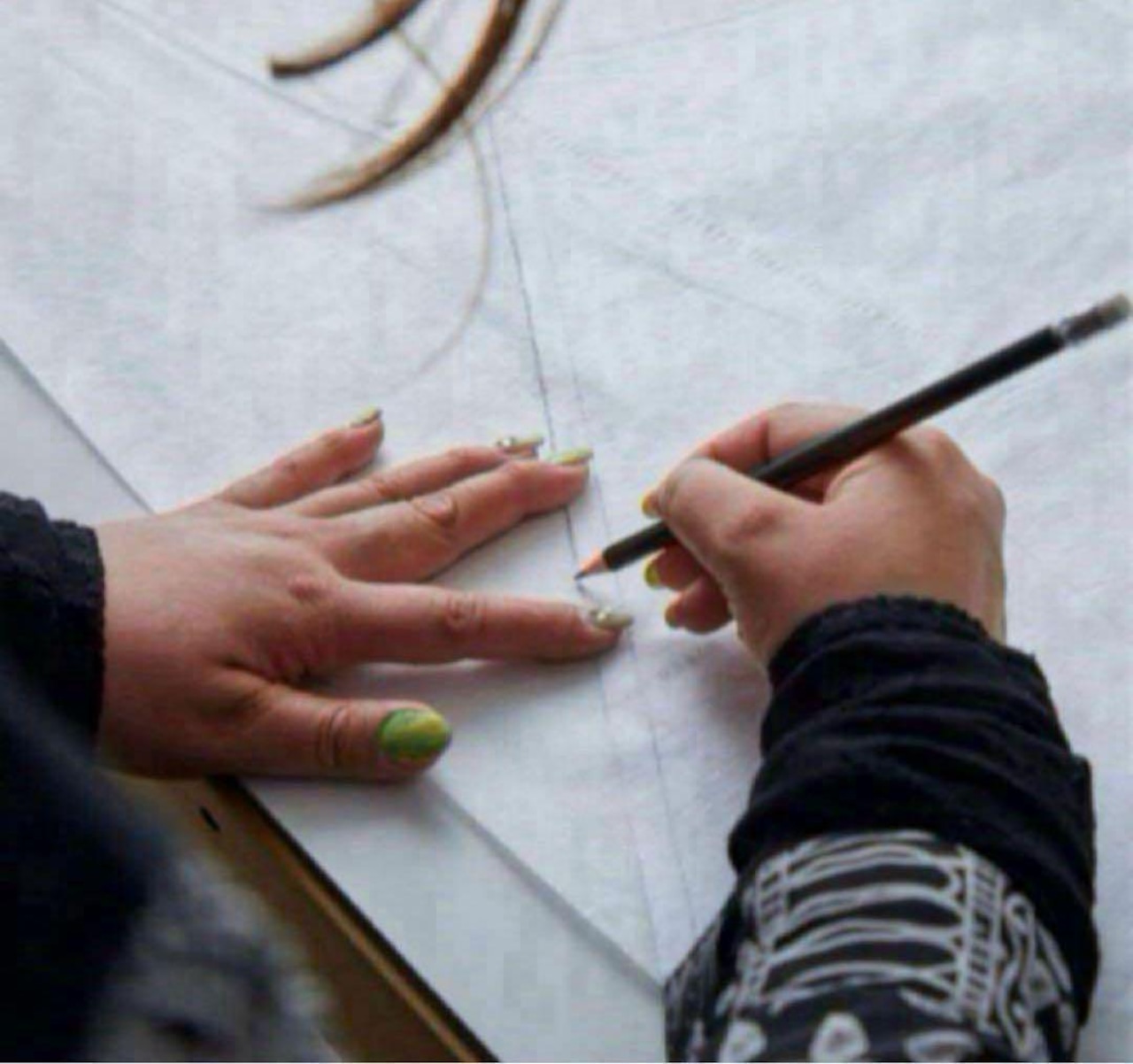 MARELY★L★4m★型紙トレース用不織布☆防護服使用資材抗菌・防水