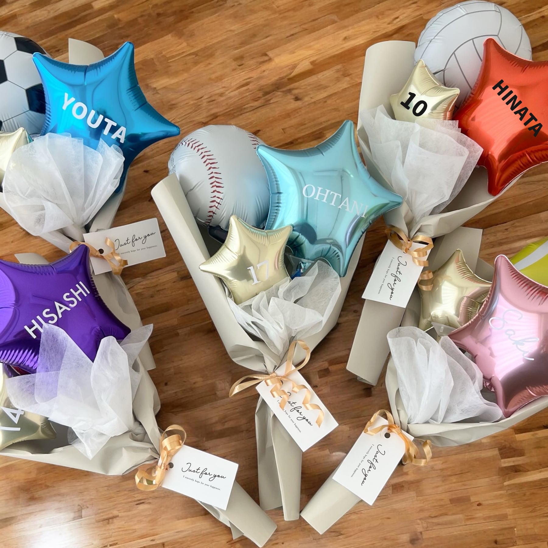 名入れ無料】部活ブーケ バルーン 花束 卒業 部活 スポーツ バルーン