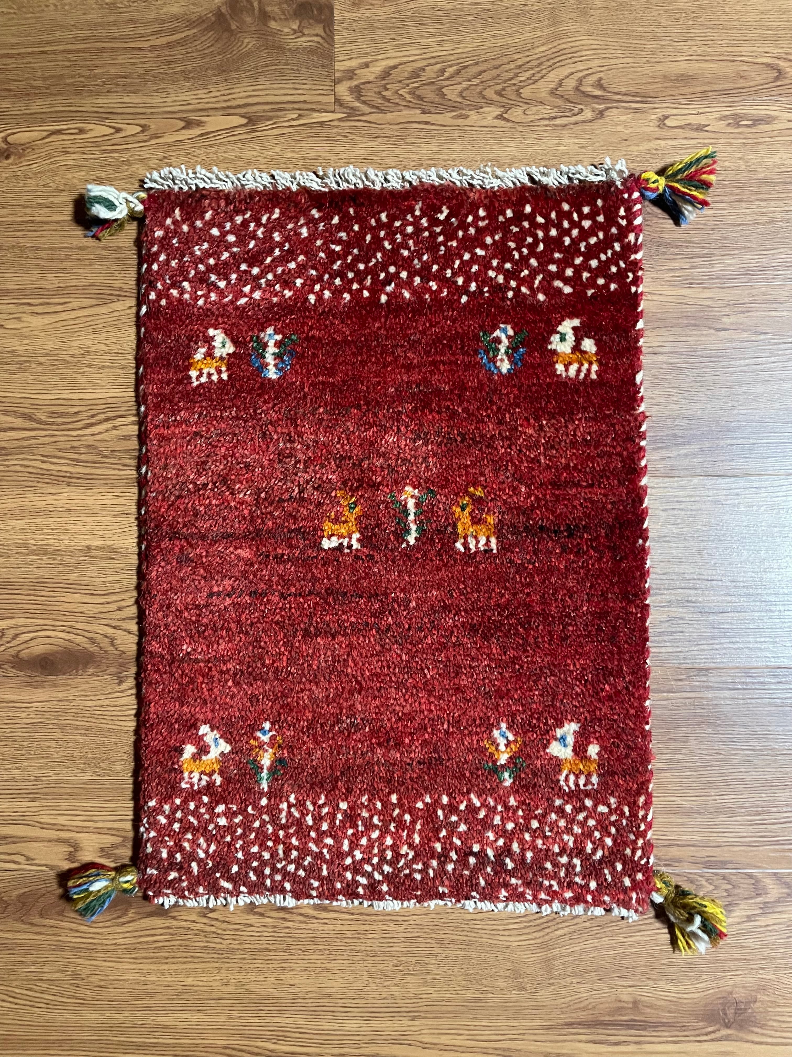 ペルシャギャッベ (ギャベ) ギャッベ 玄関マット No.GM-457 | A's Rug