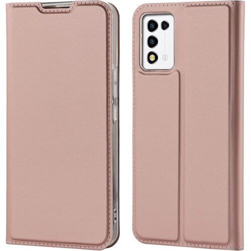 ZTE Libero 5G III ケース zte リベロ 5g iii 手帳型 a202zt カバー ZTE Libero 5G III A202ZT 手帳ケース zte libero 5g iii case zouzt PUレザー スマホケース 携帯カバー ベルト無し 内蔵マグネット カード収納 横置きスタンド機能 二つ折り 薄型 軽量 耐汚れ 耐衝撃 防塵 人気 4色 バラの金 1866