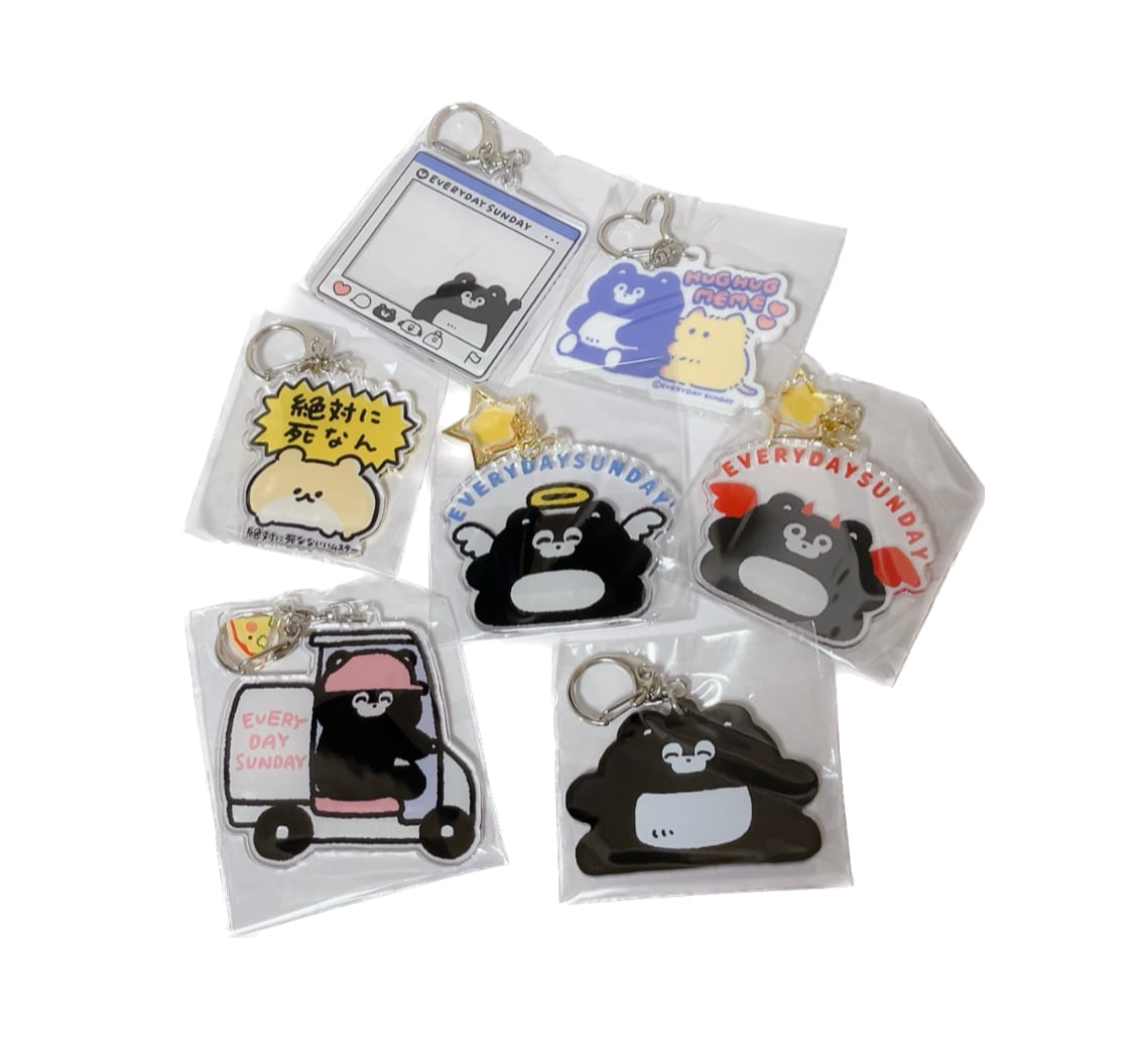 【しばぞう】ステッカー キーホルダーセット こぽぽキーホルダー＆ステッカーセット – FANY Mall