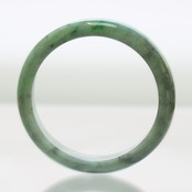 【内径 約58mm】 Marble Komaru 翡翠バングル A貨翡翠 jd_bg1440