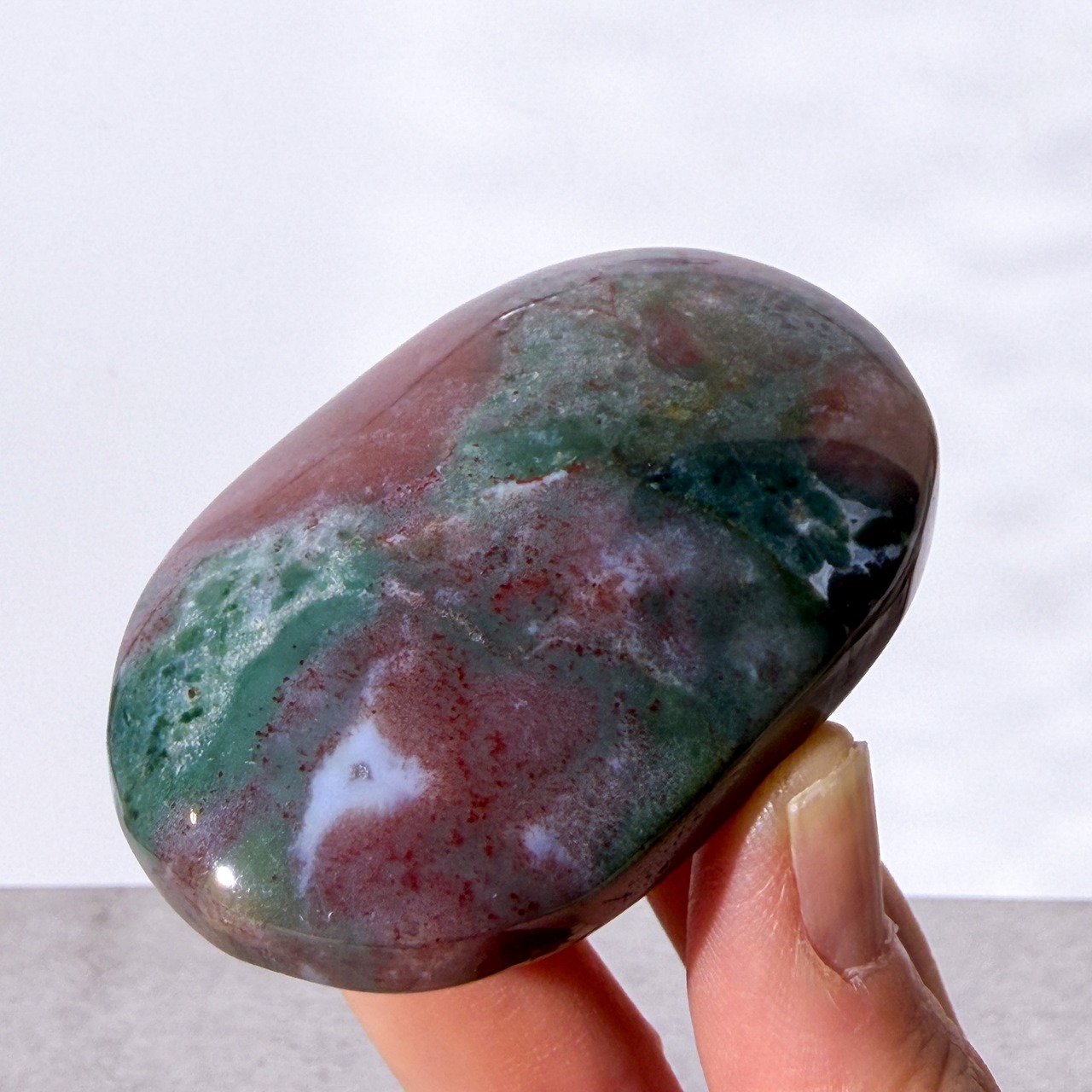 オーシャンジャスパー パーム ＊ Ocean Jasper ＊ 天然石