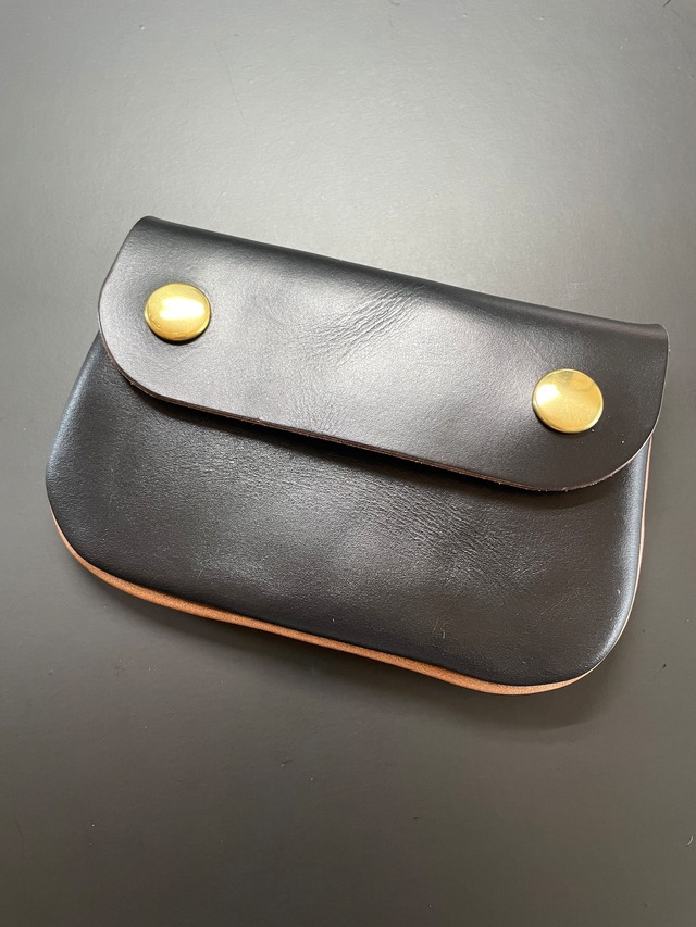 【在庫品】アウトドアウォレット/クロムエクセル・茶芯ブラック