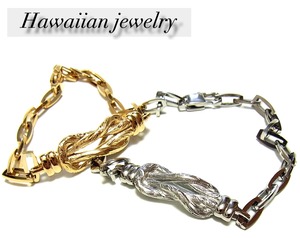 ハワイアンジュエリー メンズ 重ね付け ブレスレット シルバーアクセ　メビウス　マイレ　スクロール　ユニセックス　バングル　