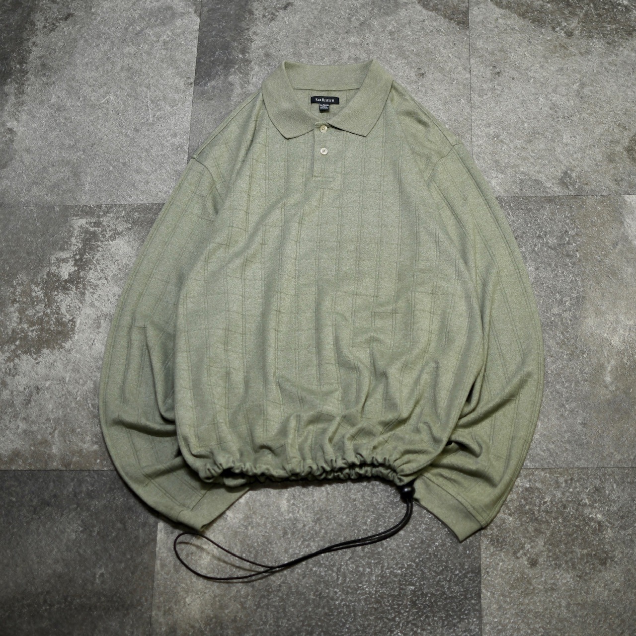 custom draw cord polo shirt