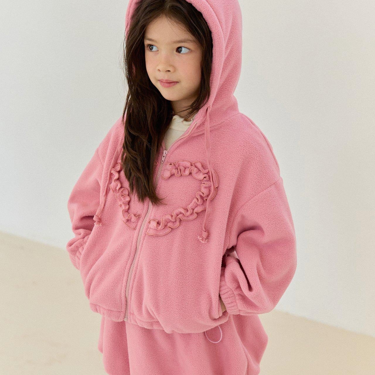 «sold out»«bonaloi» ハートフリースパーカー 2colors