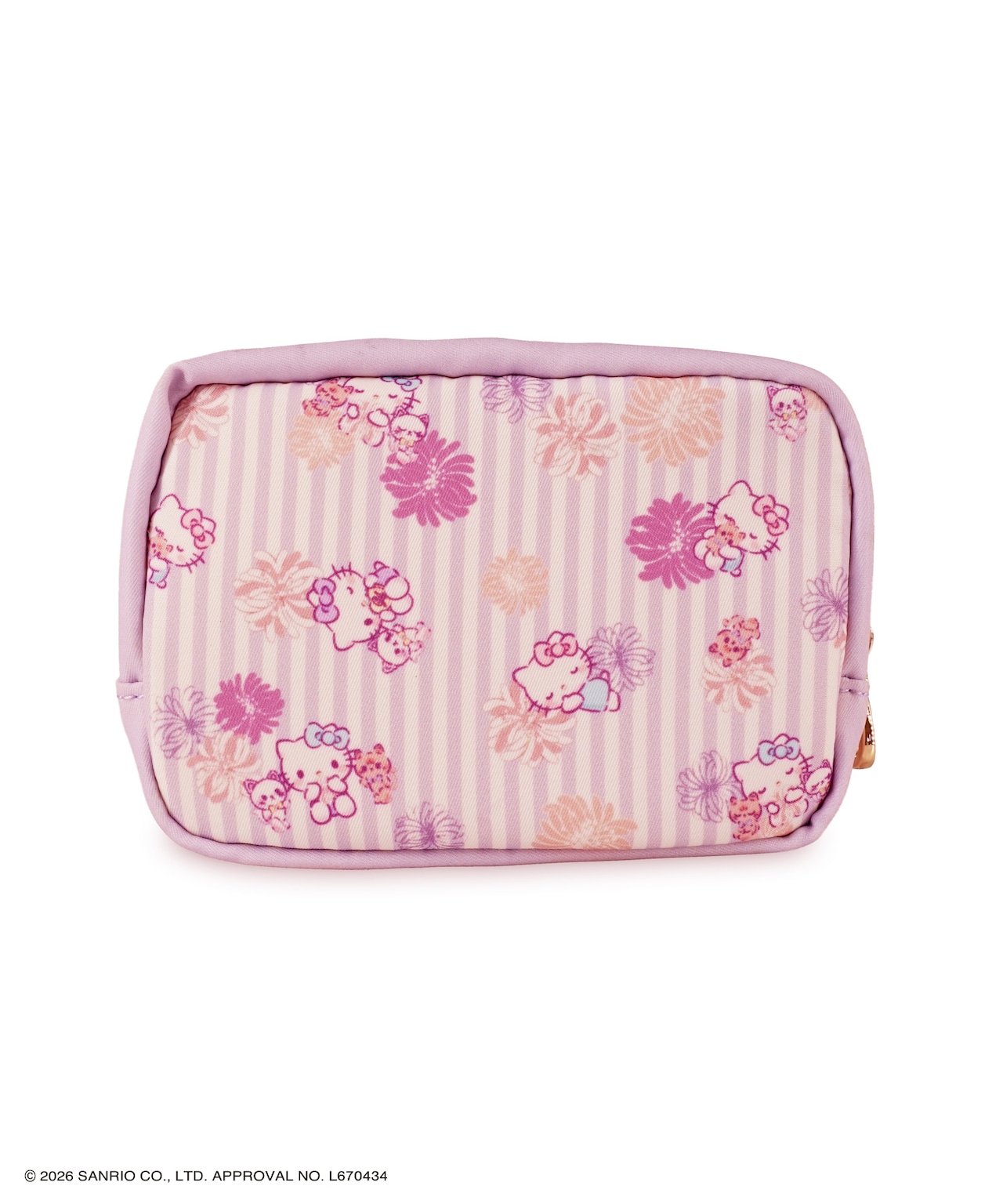 PAUL&JOE ACCESSOIRES × HELLO KITTY : SQUARE POUCH PJKT-P002