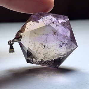 4.六芒星☆アメトリン ペンダントトップ