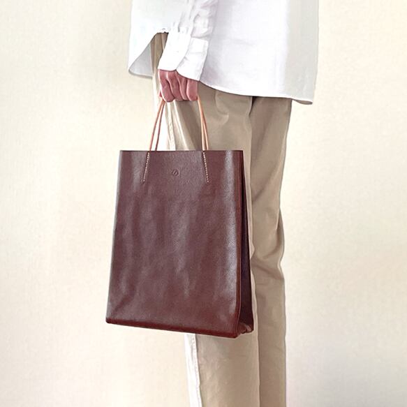 大人の革袋 M・A4が入る・ブラウン