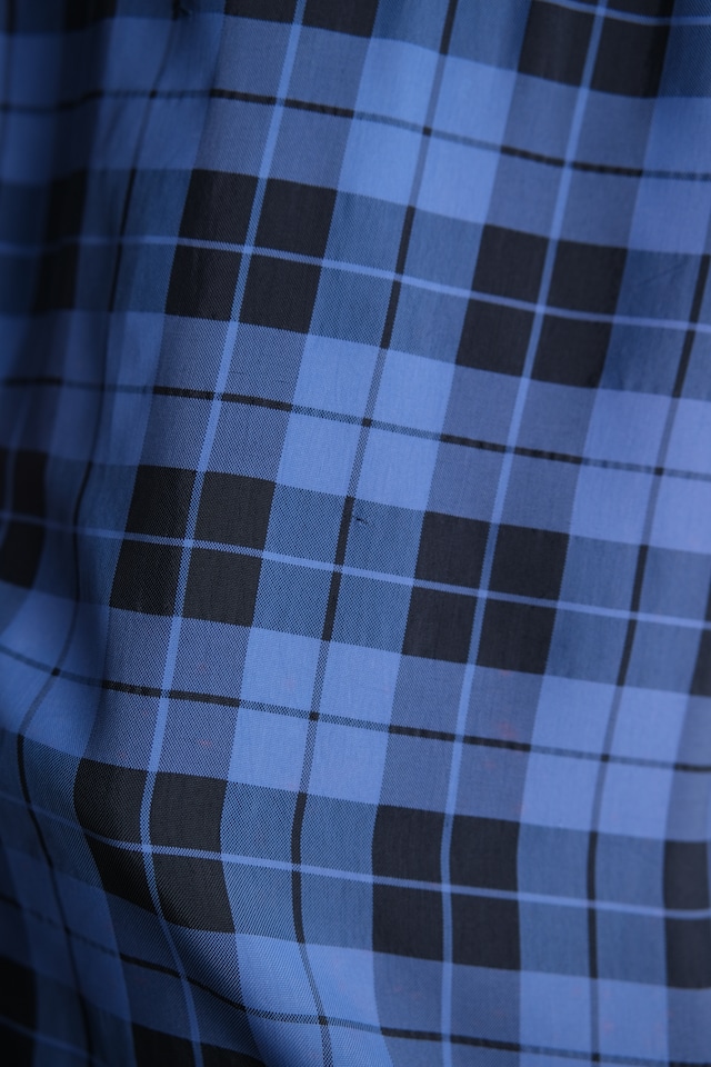 Utah/40-50's "PERSONALITY" silk rayon open collar shirt/ sun fade