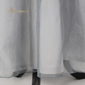 フラダンス 衣装 ワンピース ドレス ゴールド系 アロハスタンダード フラ ダンス 金 光沢 ハワイアン 上品 ALOHA STANDARDS 日本製 華やか 無地 半袖 パフスリーブ かわいい アロハ グレイ系