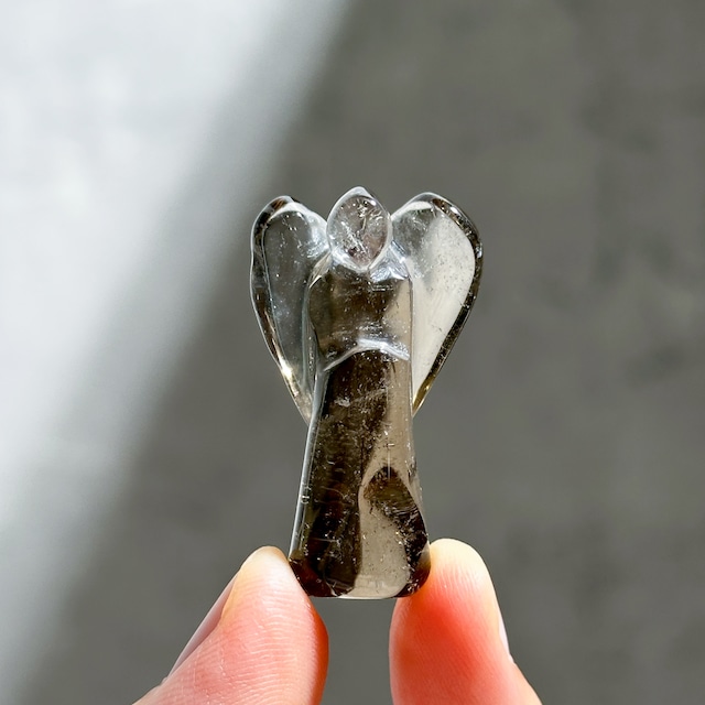 スモーキークォーツ  ミニミニエンジェル63◇Smoky quartz Angel◇天然石・鉱物・パワーストーン