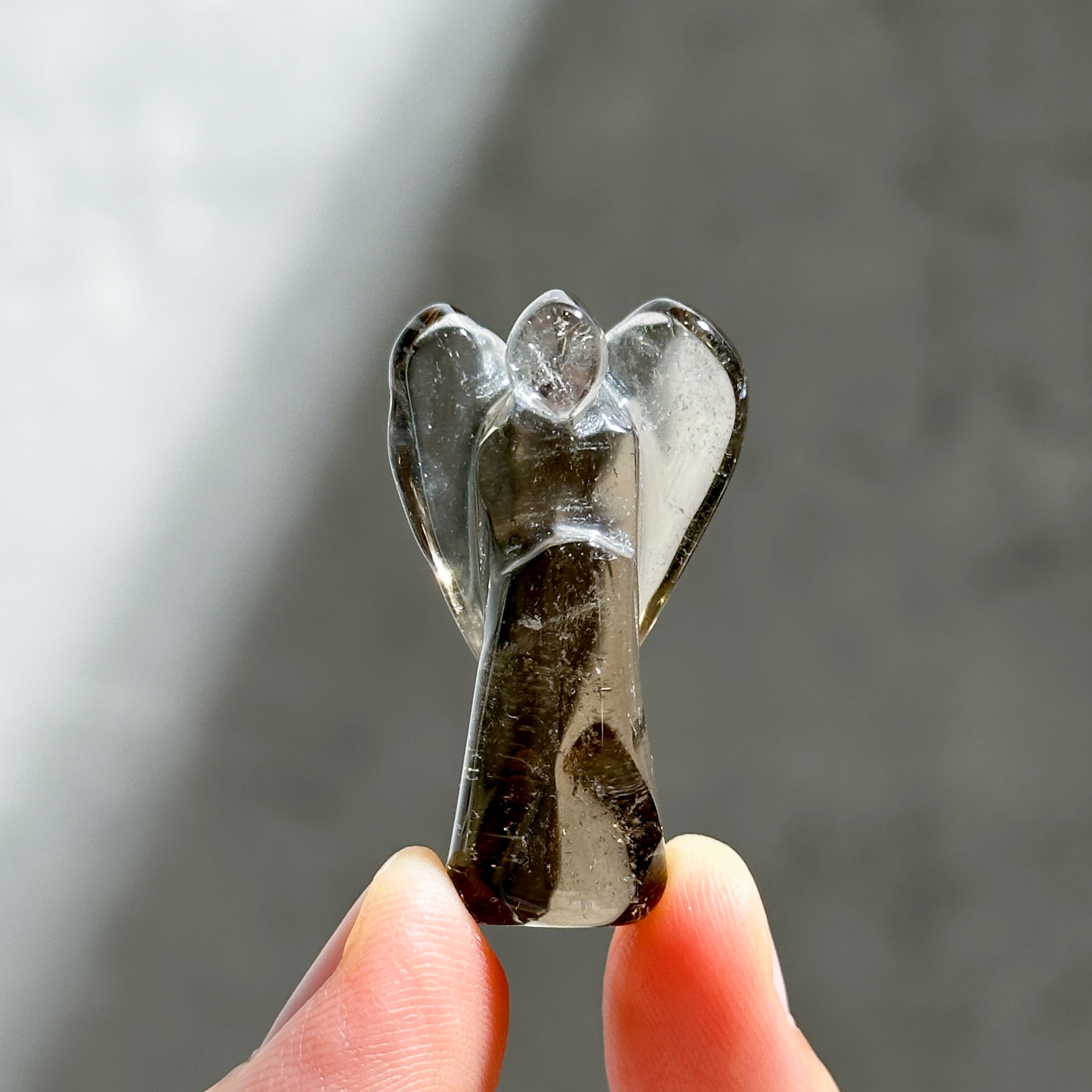 スモーキークォーツ ミニミニエンジェル63◇Smoky quartz Angel◇天然石・鉱物・パワーストーン