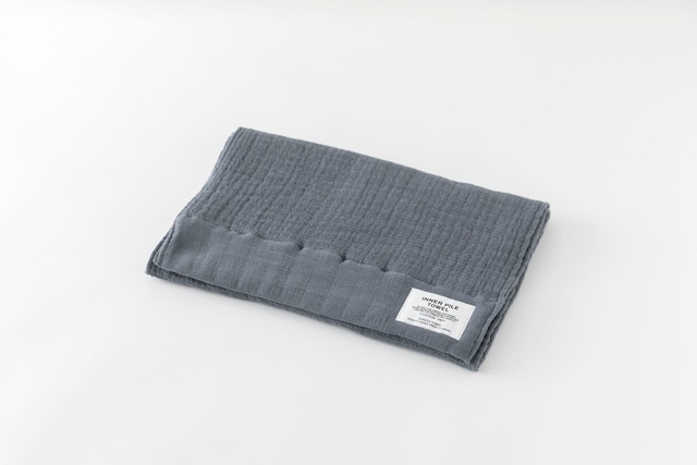 INNER PILE TOWEL : FACE TOWEL (Charcoal) / SHINTO TOWEL