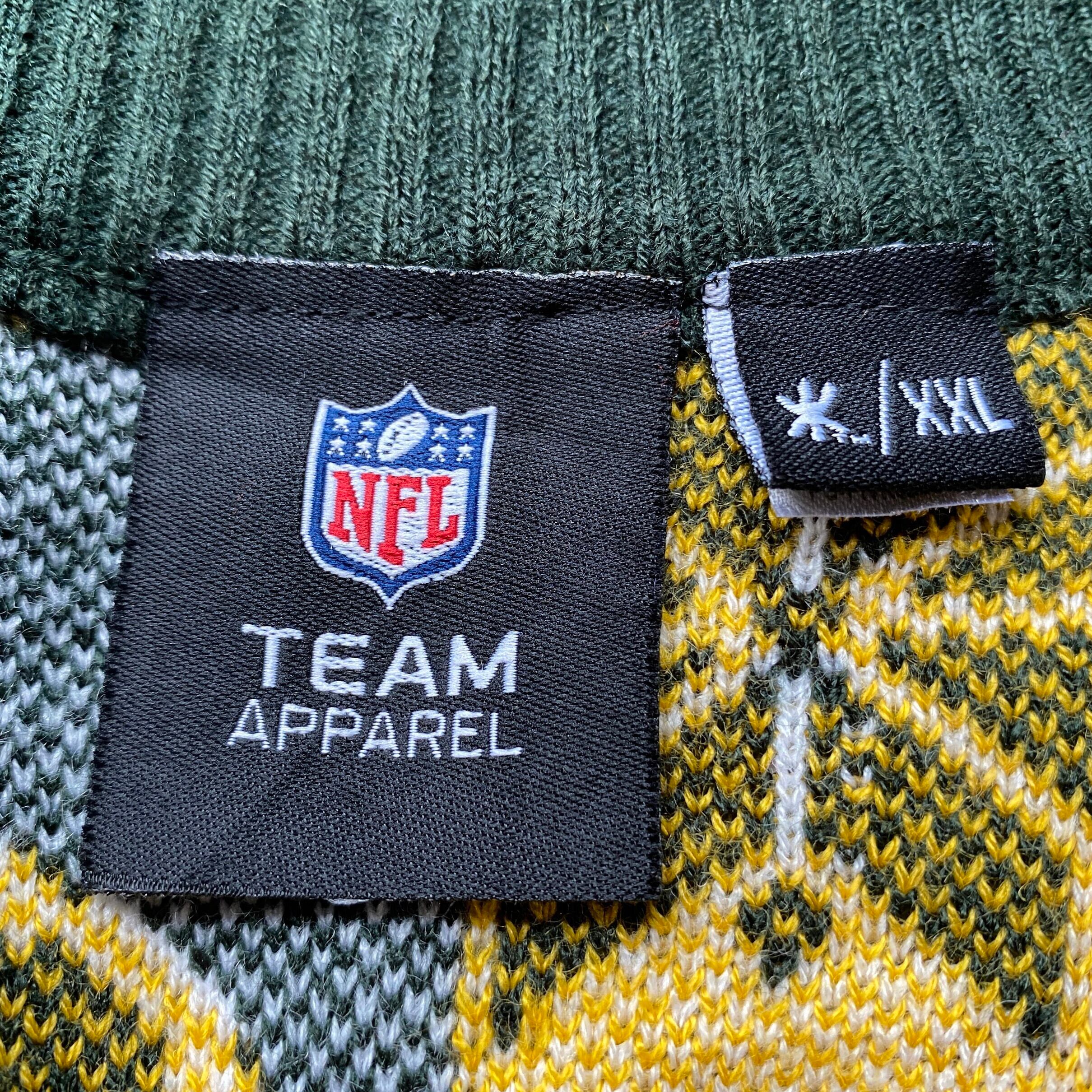 ビッグサイズ NFL グリーンベイ・パッカーズ アクリル ニットセーター