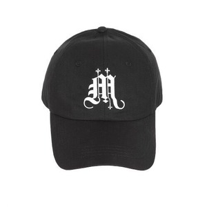 [MANNY LONQ] SIGNATURE LOGO CAP BLACK 正規品 韓国ブランド 韓国代行 韓国ファッション 韓国通販 帽子 キャップ