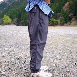 BIWAKO CITY /  PACKABLE  NYLON PANTS / OLIVE