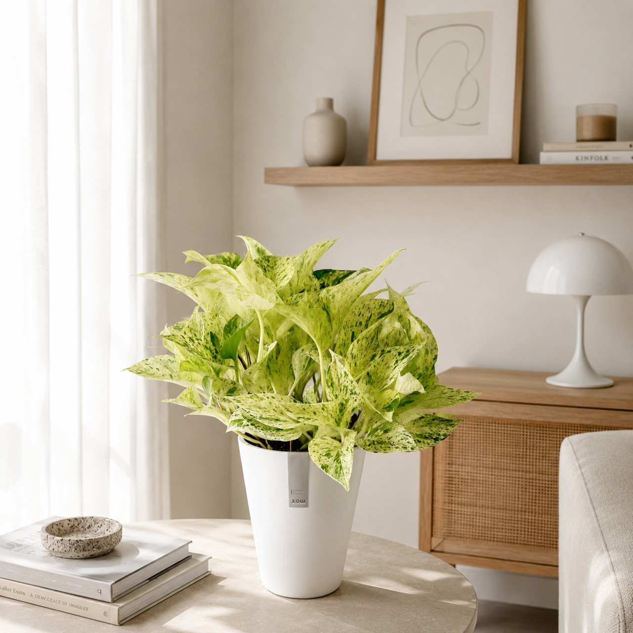 ポトス マーブルクイーン 観葉植物 calm cafe