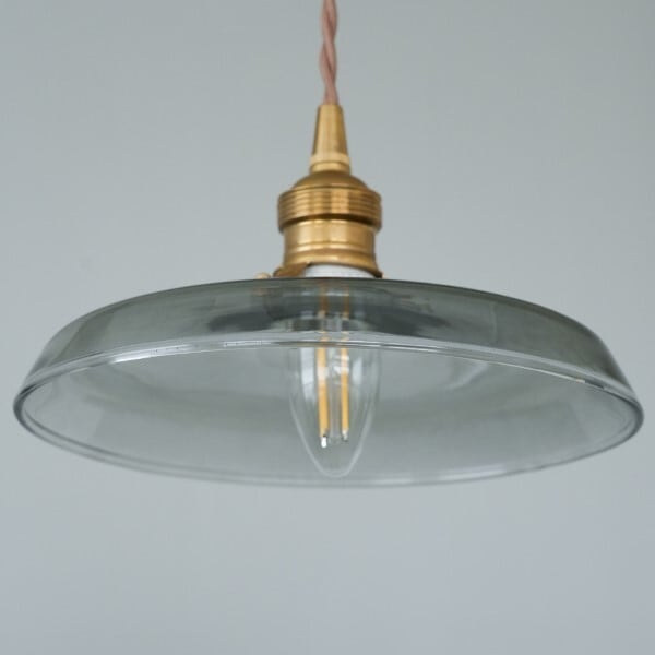 ガラスシェード ミュレイ クリア 照明】ガラスシェード ミュレイ グレー | ジーフラットインテリア