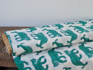 block print fabric c67 new tora green