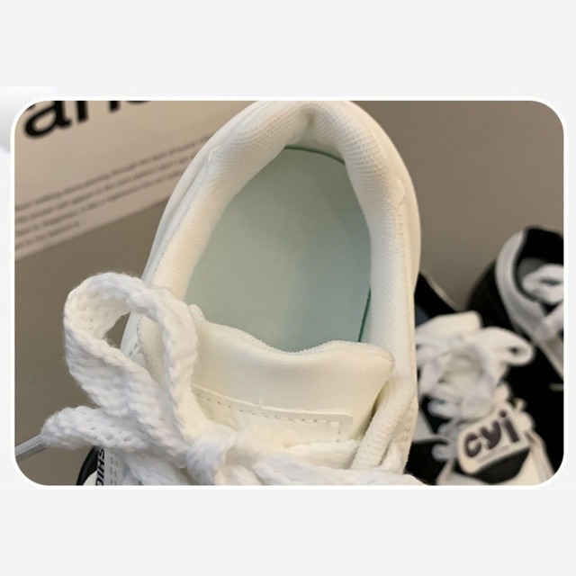 レトロラインプラットフォームスニーカー 2col   R01551