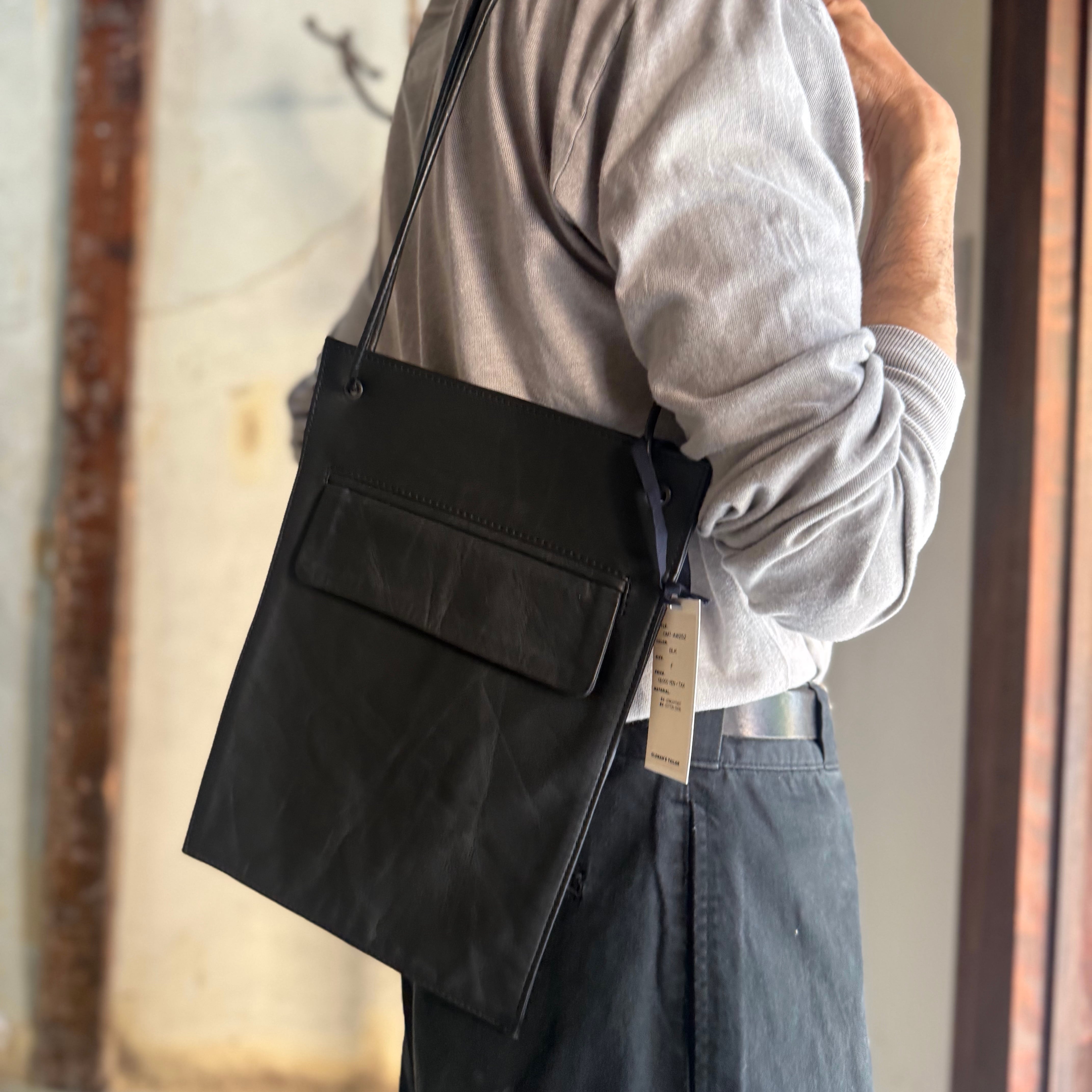 OLDMAN'S TAILOR /オールドマンズテーラー COWLEATHER SHOULDER BAG