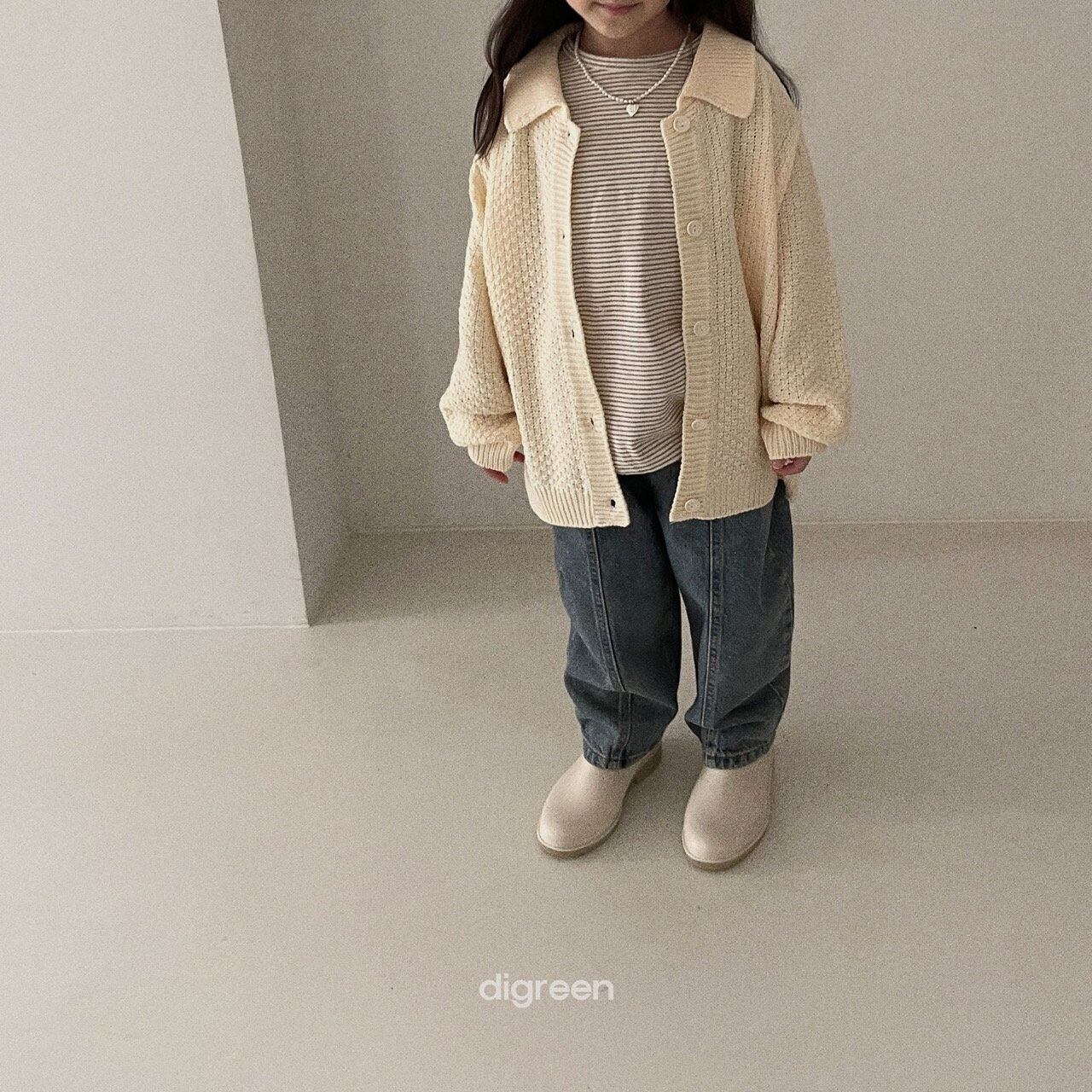 ⌇即納⌇ digreen / Mサイズ1点 brussel cardigan 韓国子供服 | mignon