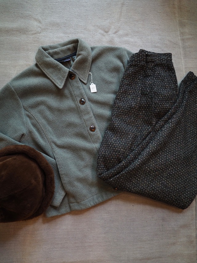 1980’s ~ 1990’s Vintage Tweed Tapered Pants