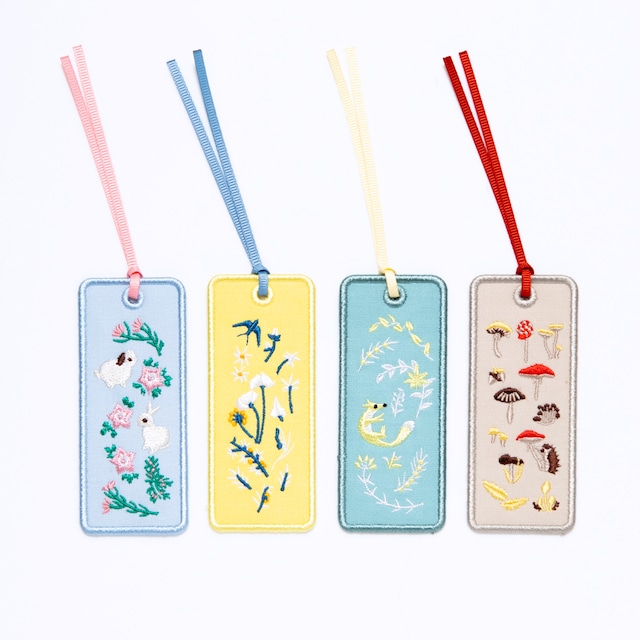 【annas刺繍文具】刺繍ブックマーカー