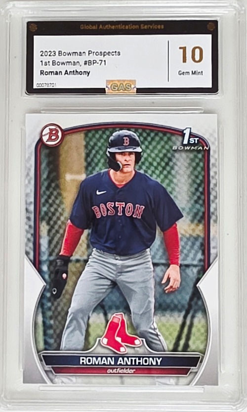 Roman Anthony 2023 Bowman Prospects GEM MINT 10 #BP-71