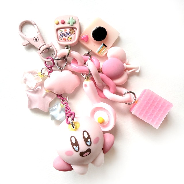 じゃらじゃらキーホルダー♡WHITE&PINK♡ | cheers funfun