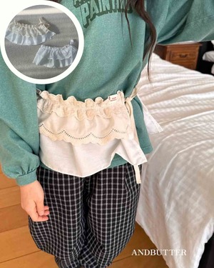 即納［90-140cm］コットンレースベルト
