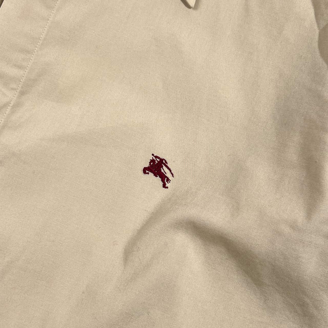 BURBERRY BLACK LABEL バーバリー ブラックレーベル 比翼 長袖シャツ 2/ベージュ系 メンズ