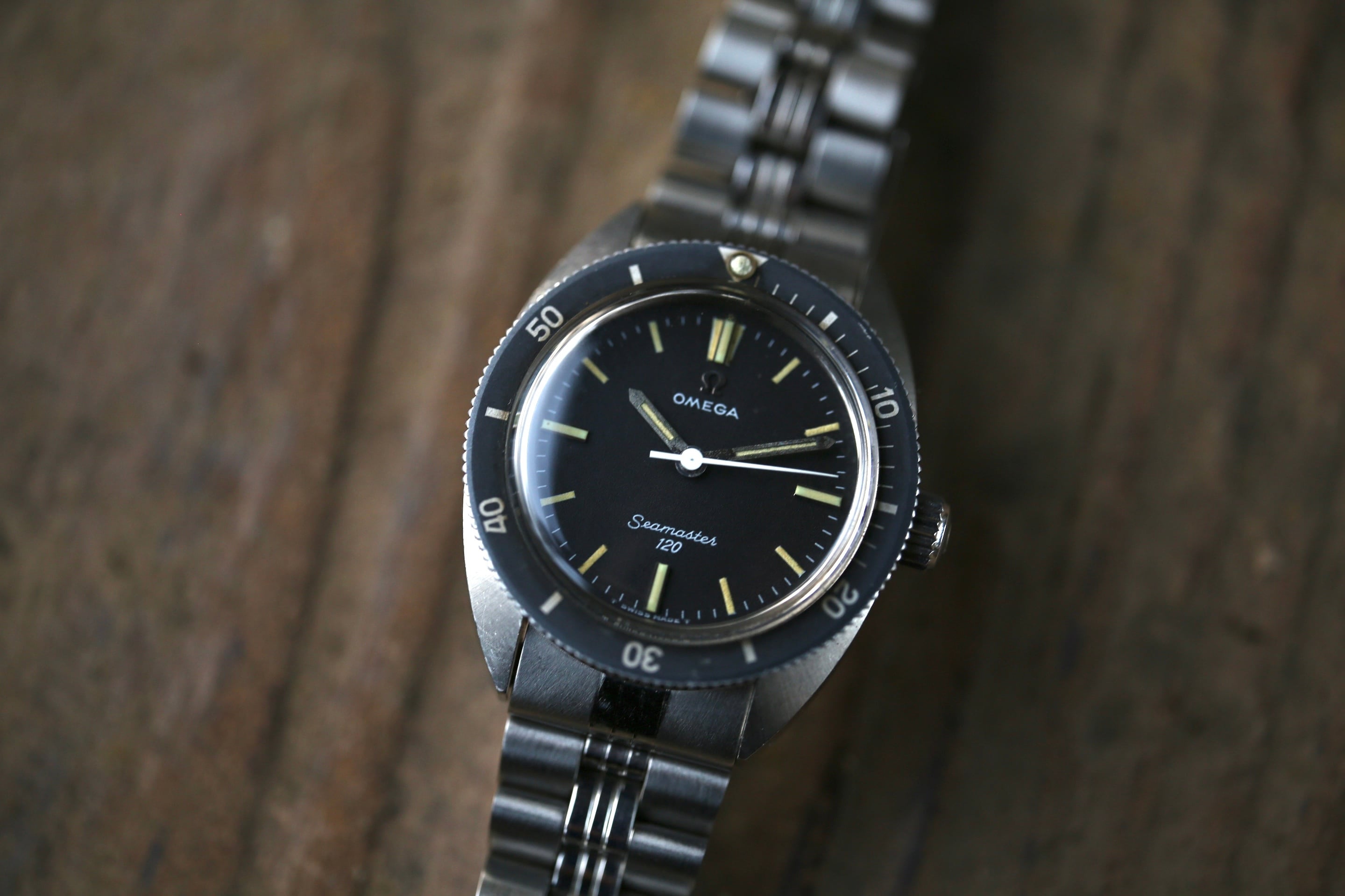 【OMEGA】 1960’s オメガ シーマスター120 ボーイズサイズ フルオリジナル デッドストック3連ハードブレス 手巻き  Vintagewatch / Cal.630 / Seamaster120 | アンティーク・ビンテージ時計修理・販売  WhiteKings(ホワイトキングス) ...